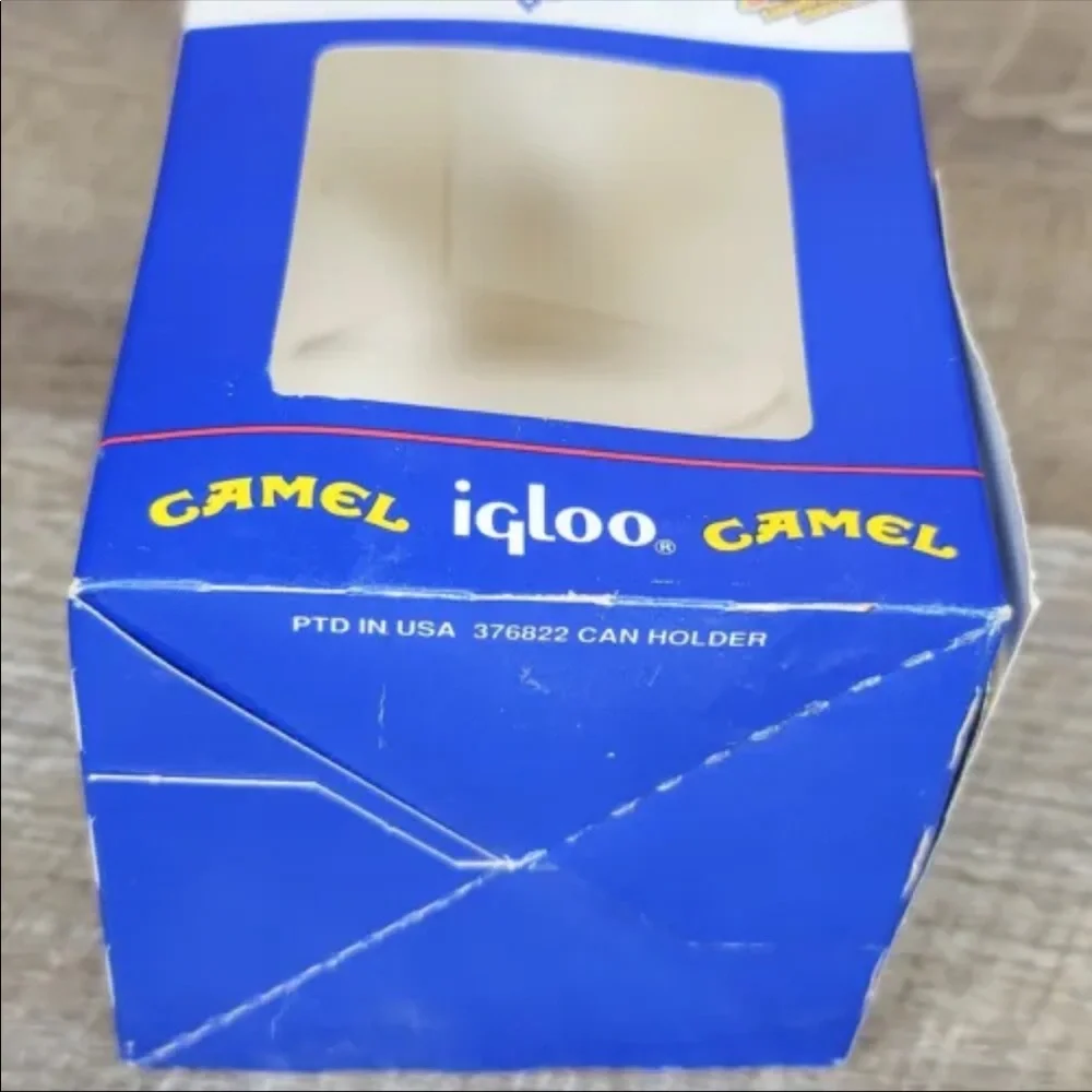 Camel Cigarette Igloo Beer Insulated Can Koozie Holder 1989 Promo Advertising